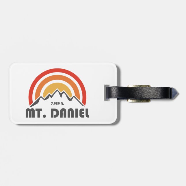 Mt. Daniel Washington Luggage Tag (Back Horizontal)