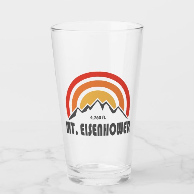 Mt. Eisenhower New Hampshire Glass (Front)