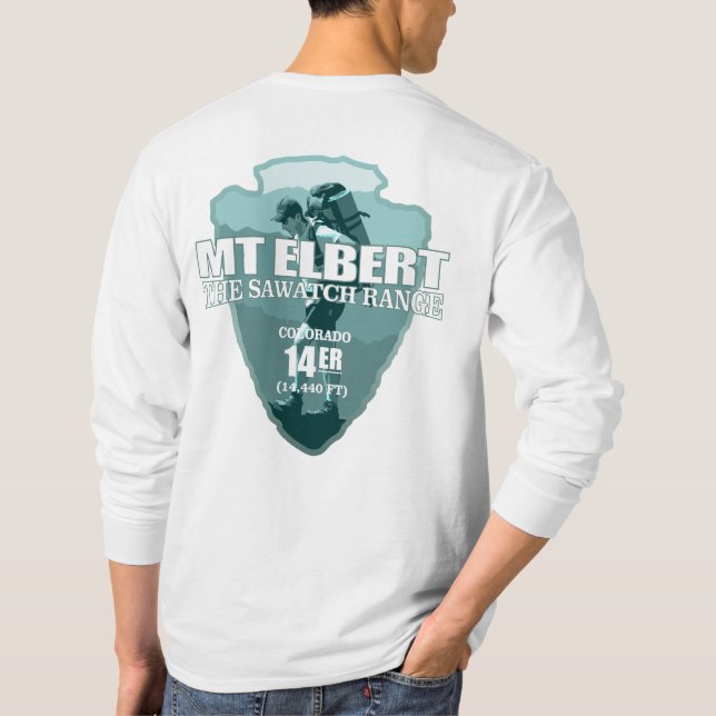 Mt Elbert (arrowhead T) T-Shirt (Back)