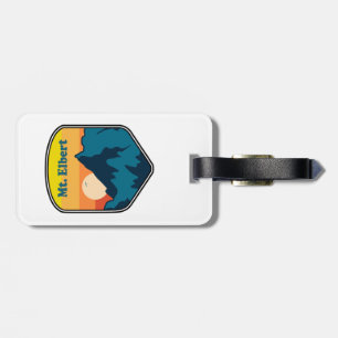 Mt. Elbert Colorado Sunrise Luggage Tag
