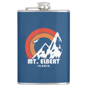 Mt. Elbert Sun Eagle Hip Flask
