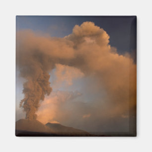Mt. Etna summit vent, Sicily, Italy Magnet