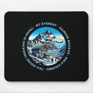 Mt Everest Namche Bazaar Tea House Trekking Nepal  Mouse Mat