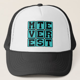 Mt Everest, Tallest Mountain in the World Trucker Hat