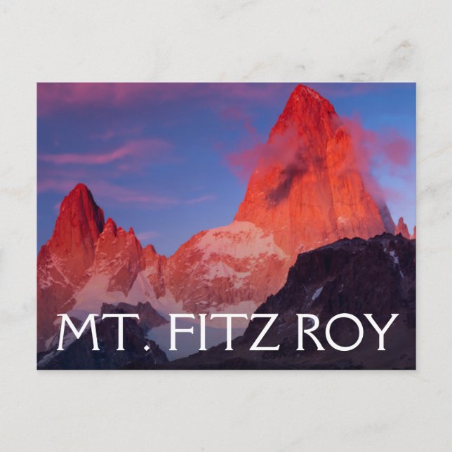 Mt Fitz Roy Postcard (Front)