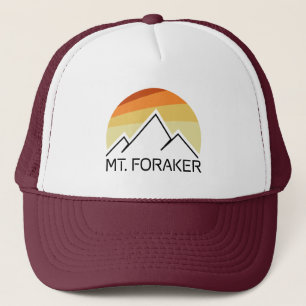 Mt. Foraker Alaska Retro Trucker Hat
