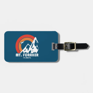 Mt. Foraker Alaska Sun Eagle Luggage Tag