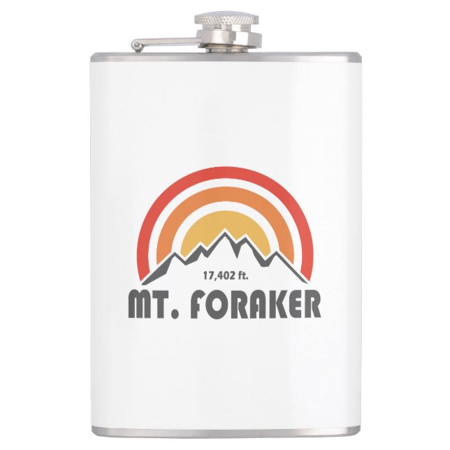 Mt. Foraker Hip Flask (Front)