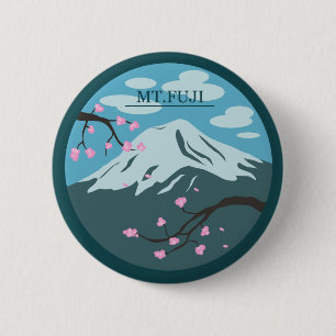Mt. Fuji 6 Cm Round Badge