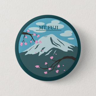 Mt. Fuji 6 Cm Round Badge