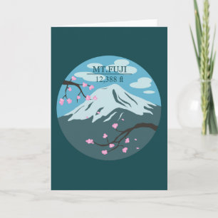 Mt. Fuji Altitude Card