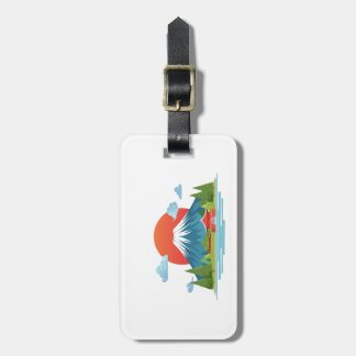 Mt. Fuji - Cherry Blossoms Luggage Tag