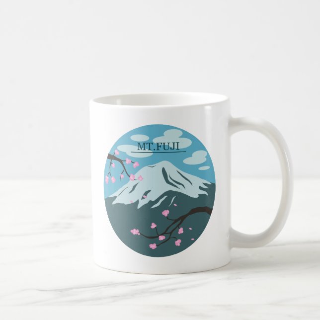 Mt. Fuji Coffee Mug (Right)