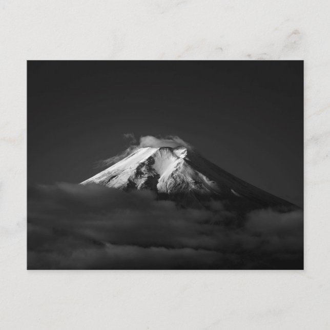 Mt. Fuji from Fujiyoshida Postcard (Front)