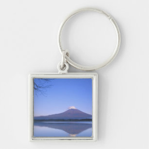 Mt. Fuji from Motosu Lake, Yamanashi, Japan Key Ring