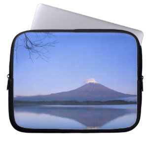 Mt. Fuji from Motosu Lake, Yamanashi, Japan Laptop Sleeve