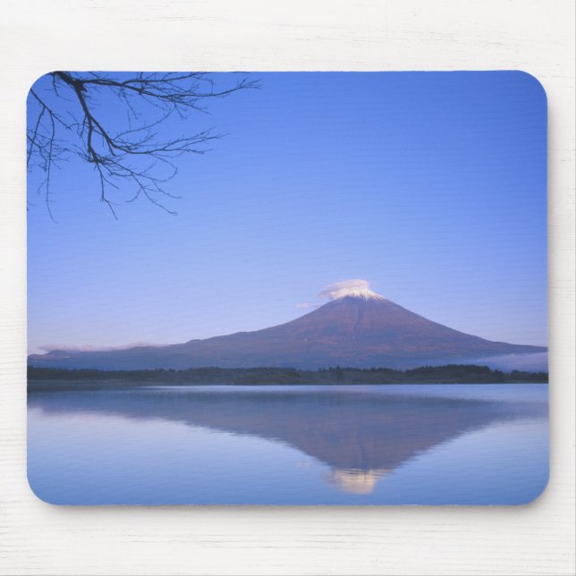 Mt. Fuji from Motosu Lake, Yamanashi, Japan Mouse Mat (Front)
