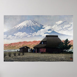 Mt. Fuji from Narusawa Kawase Hasui 1952 Poster