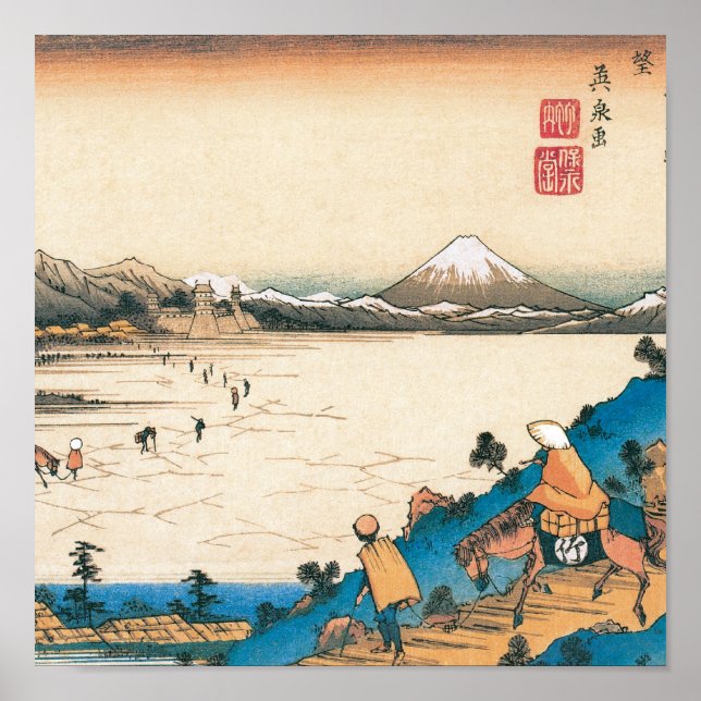Mt. Fuji, Fuji-san. Japan. Circa 1800's. Poster (Front)
