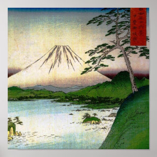 Mt. Fuji in Japan about 1800's Poster