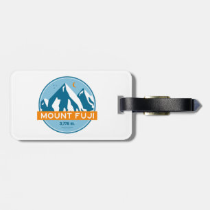 Mt. Fuji Japan Stars Moon Luggage Tag