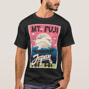 Mt Fuji Japan Tokyo Japanese culture travel graphi T-Shirt