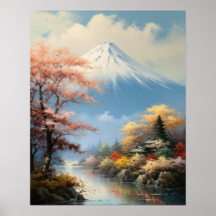 Mt. Fuji Japanese Art Print Poster