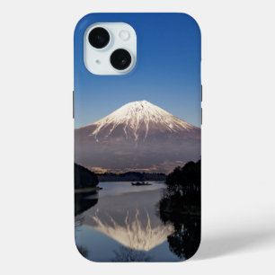 Mt Fuji Lake Reflection iPhone 15 Case