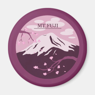 Mt. Fuji (Pink) Magnet