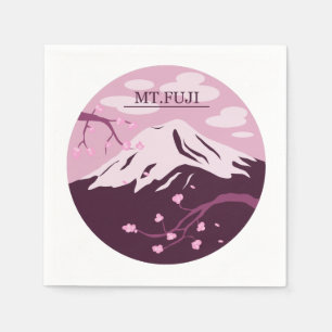 Mt. Fuji (Pink) Napkin