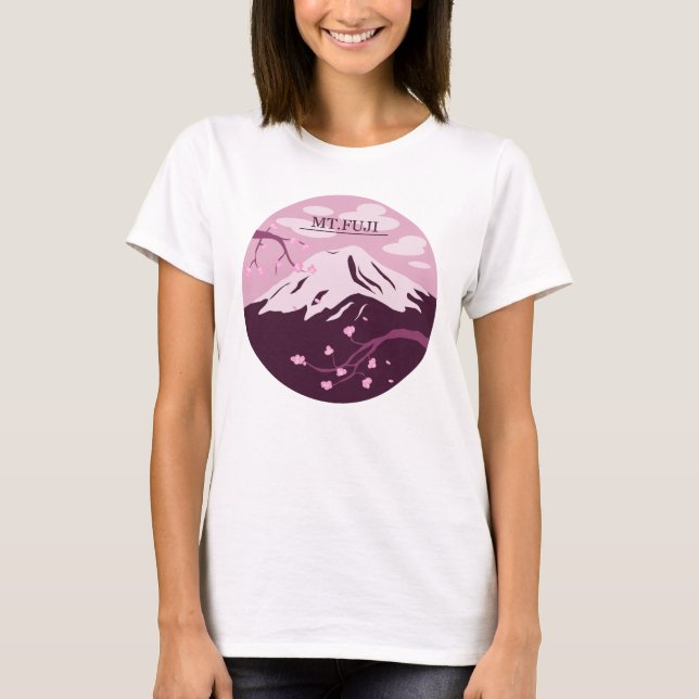 Mt. Fuji (Pink) T-Shirt (Front)