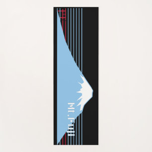 Mt. Fuji seen from the eastwest. Yoga Mat