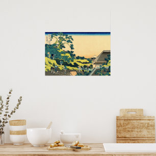 Mt Fuji Seen From The Mishima Pass Hokusai 1830 Poster