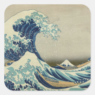 Mt. Fuji view 01 Square Sticker