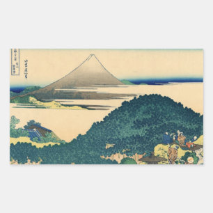 Mt. Fuji view 06 Rectangular Sticker