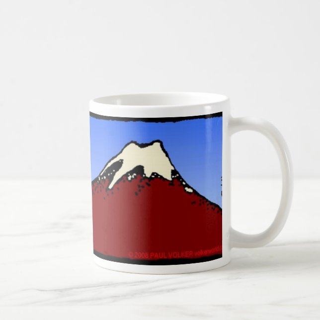 MT. FUJI w/ COFFEE $12.95 Mug (Right)