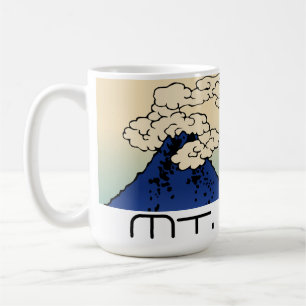 Mt. Fuji with Clouds Landscape Coffee Mug