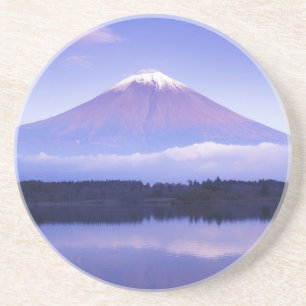 Mt. Fuji with Lenticular Cloud, Motosu Lake, Coaster