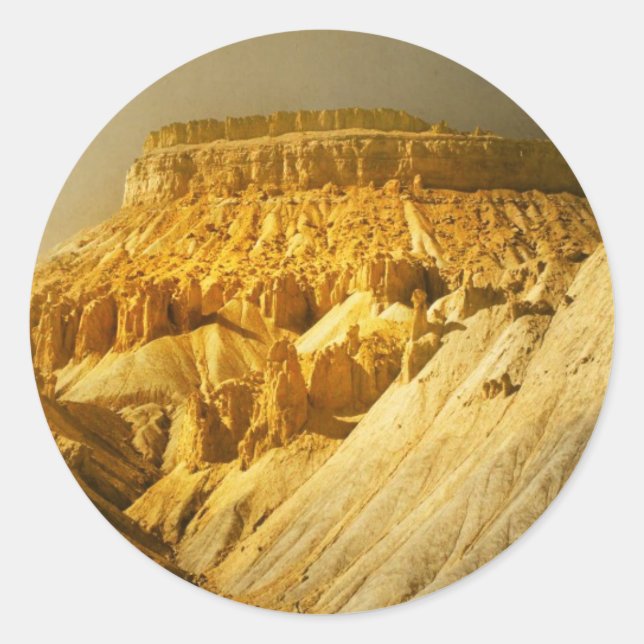 Mt. Garfield Classic Round Sticker (Front)