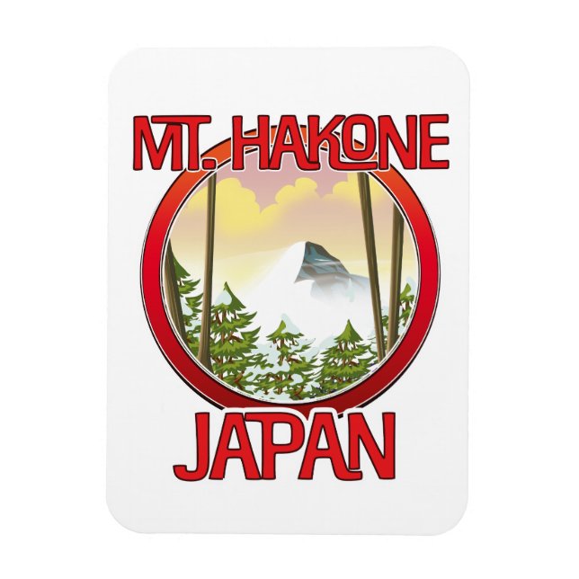 Mt. Hakone Japan Magnet (Vertical)