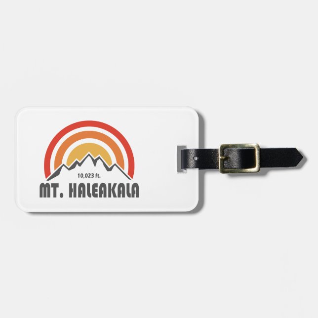 Mt. Haleakala Luggage Tag (Front Horizontal)