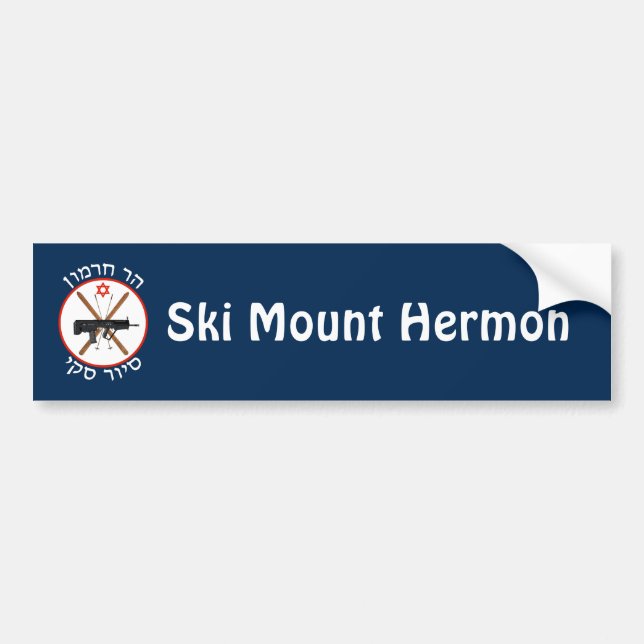 Mt. Hermon Ski Patrol Bumper Sticker (Front)