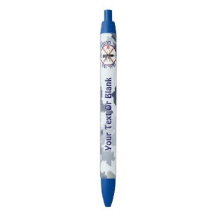 Mt. Hermon Ski Patrol - Snow Camo Blue Ink Pen