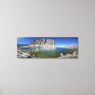 Mt Hitchcock Over Lower Hitchcock Lake - Sierra Canvas Print