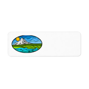 Mt Hood Address Label