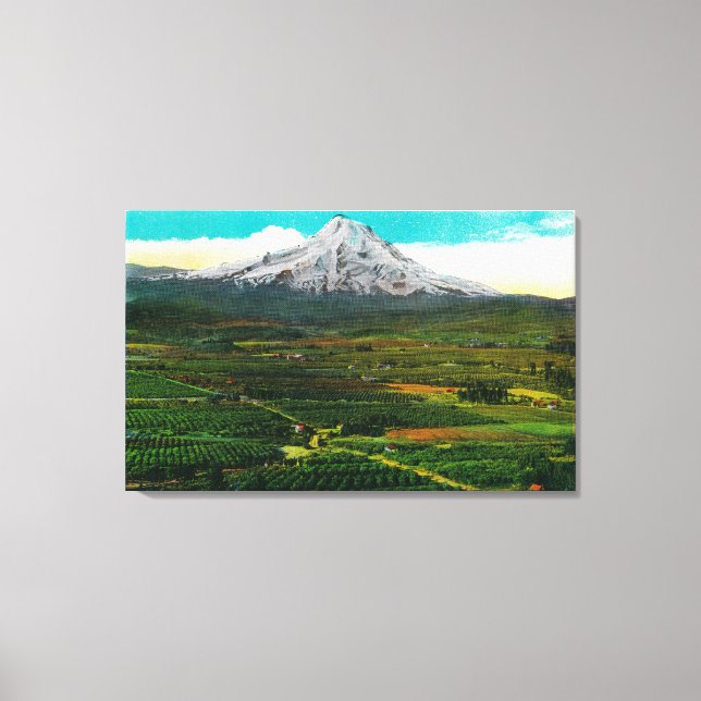 Mt. Hood from Hood River ValleyHood River, OR Canvas Print (Front)