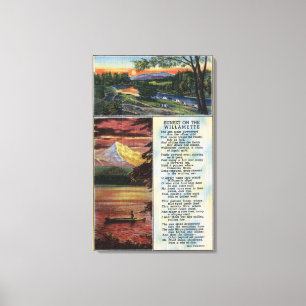 Mt. Hood from Lost Lake View Canvas Print