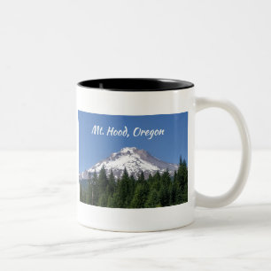 Mt. Hood from Mount Hood Skibowl Two-Tone Coffee Mug