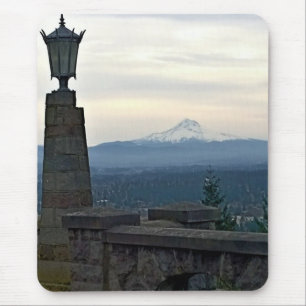 Mt. Hood from Rocky Butte, Portland, Oregon Mouse Mat