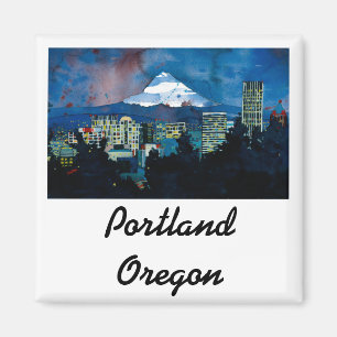 Mt. Hood in the Winter Magnet